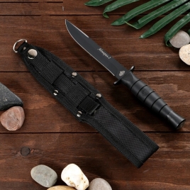 Нож легкий походный "Адмирал-2" черный клинок В112-58