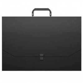 Портфель " Erich Krause " А3 Matt Classic черный, пластиковый