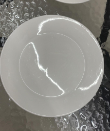 Тарелка плоская керам белье 20 см