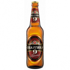 Пиво БАЛТИКА 9 светлое с/б 0,45 л (20 шт/уп)