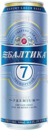 Пиво БАЛТИКА 7 светлое ж/б 0,9 л (12 шт/уп)