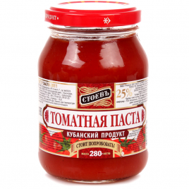 Паста СТОЕВ томатная с/б 280 г (12 шт/уп)
