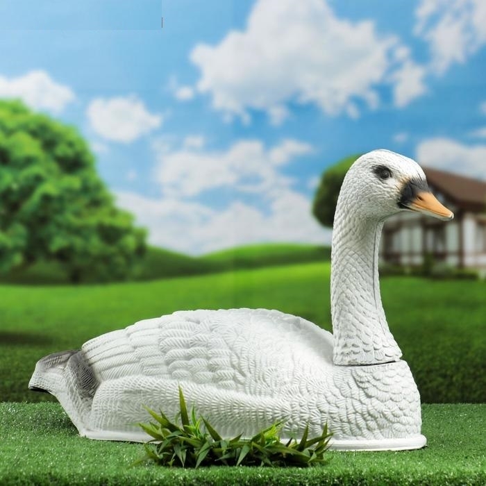 Фигура подсадная "Лебедь полукорпусной" 57х27х16см фото 1