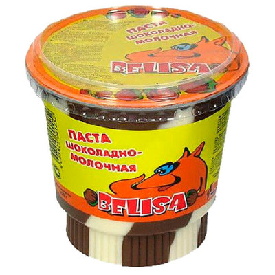 Паста ВЕЛИСА шоколадно-молочная стакан 400 г (12 шт/уп) фото 1