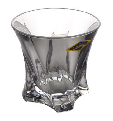Набор стаканов для виски Aurum Crystal Cooper 320 мл сереб. с золо. фото 1