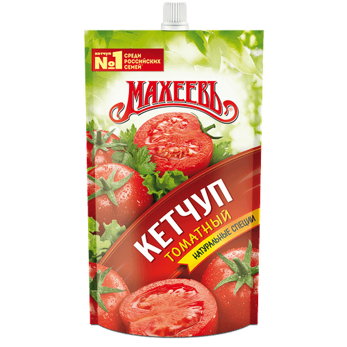 Кетчуп МАХЕЕВ томатный м/у 300 г (16 шт/уп) фото 1