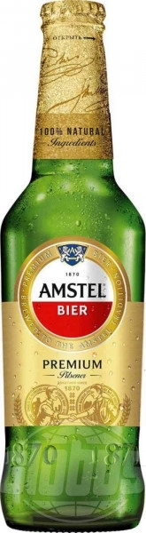 Пиво AMSTEL светлое 4,8% с/б 0.45 л  фото 1