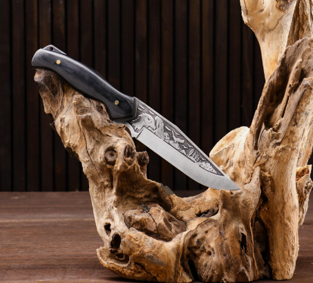 Нож охотничий "Сарыч" сталь - 50х14, рукоять - дерево, 25 см фото 1