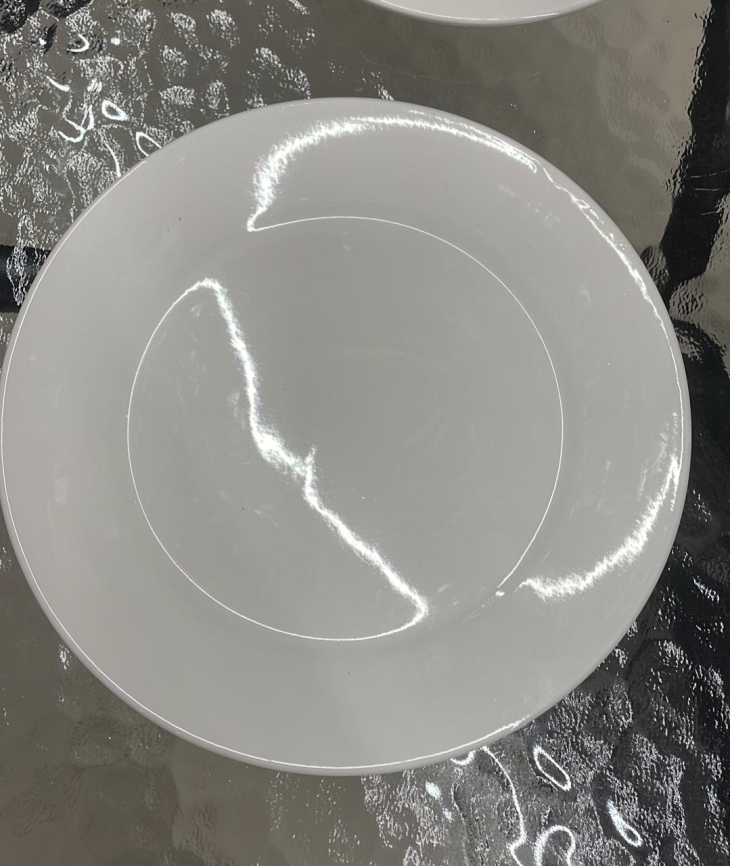 Тарелка плоская керам белье 23 см фото 1