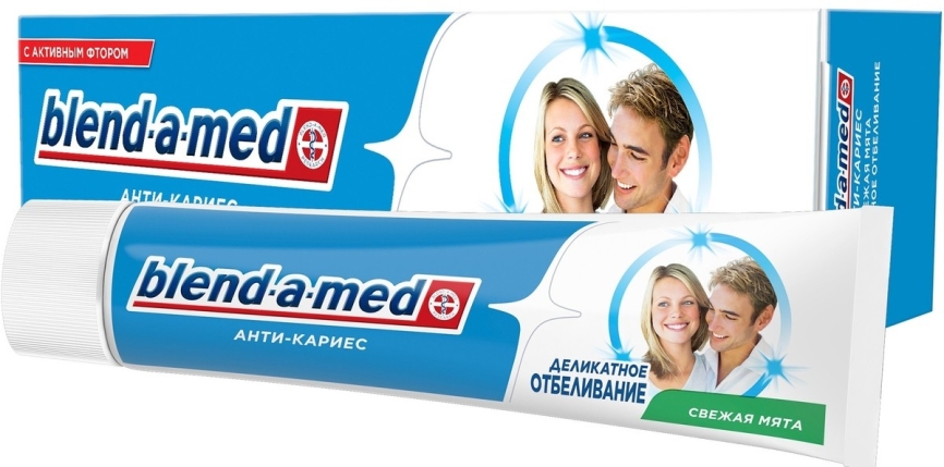 Зубная паста BLEND-A-MED 100мл в асс-те (6шт в спайке 24шт в кор) фото 1