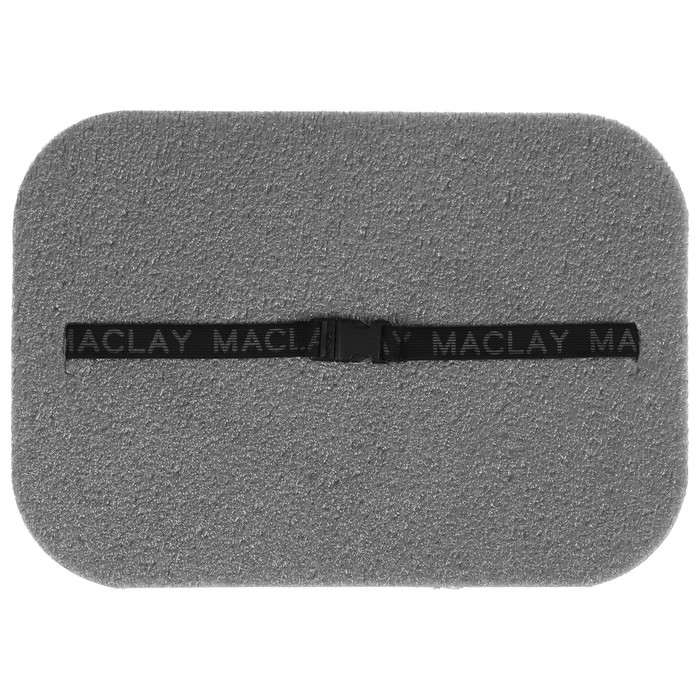 Коврик Maclay, с креплением резинка, 40х28х1 см, цвет серый фото 1