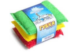 Губка AKBAMAГ для посуды 3 шт