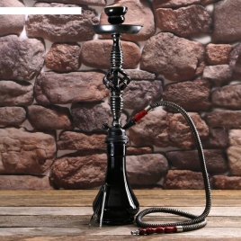 Кальян "Black Tower", 53 см, 1 трубка, черный 2268594