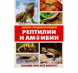 Мини-энциклопедия «Рептилии и амфибии», 20 страниц