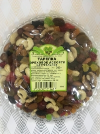 Ассорти КОНТИНЕНТ ореховое натуральное набор тарелка 300 г