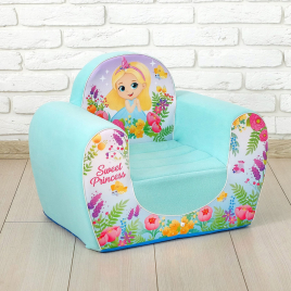 Мягкая игрушка-кресло "Sweet Princess", цвет бирюзовый 4413161