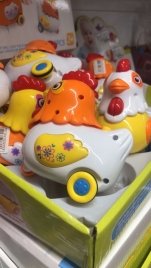 Заводная курочка в блок.9шт. 6666