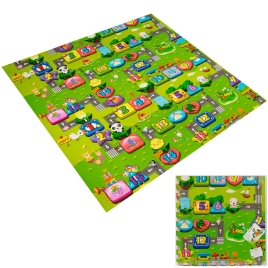 Коврик игровой 141V-489 60*60cm. 4эл.Игровой,развивающий  коврик для детей, Материал: ПВХ Комплектац