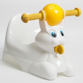Горшок детский с форме игрушки «Зайчик Lapsi», цвет белый 7587402