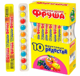 Жевательная конфета ФРУША 20 г (24 шт/бл)