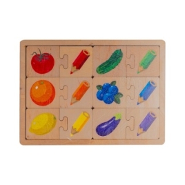 Развивающая игра из дерева "Цвета" 00736