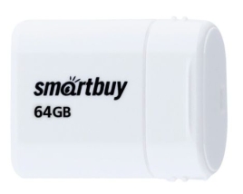 UFD 2.0 накопитель SmartBuy 64GB LARA White (SB64GBLARA-W)