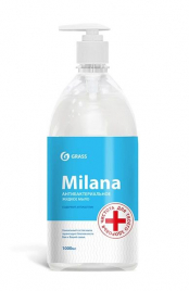 Жидкое мыло антибактериальное "Milana" содержит антисептик 500 мл (15)