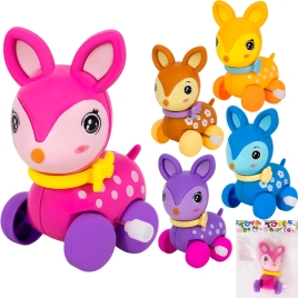 Игрушка заводная 698B Олененок в пак.Предназначен для детей в качестве ирушки,Материал: пластик, мет