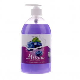 Жидкое крем-мыло "Milana" черника в йогурте с дозатором 500 мл (15)