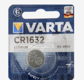 Батарейка литиевая Varta, CR1632-1BL, 3В, блистер, 1 шт. 5500013