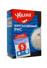 Крупа УВЕЛКА рис шлифованный круглозерный 5*80 г (6 шт/уп)