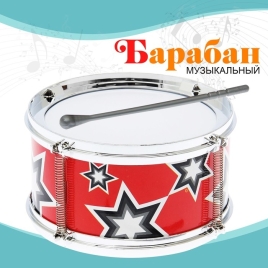 Игрушка музыкальная барабан "Ритм", d=15 см, МИКС 1439424