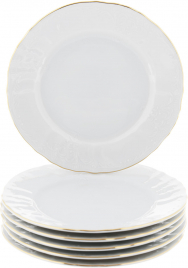 Набор тарелок Bernadotte Белый узор 19 см(6 шт) 58307S11M311011