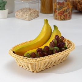 Корзинка для фруктов и хлеба "Ваниль" 24х17х6,5 см 2830697