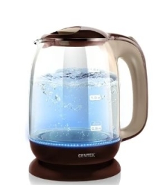 Чайник Centek CT-0034 <Vancouver> стекло, 1.8л, 2200Вт, внутренняя LED подсветка, кнопка, 10317120/2