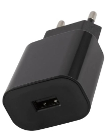 Сетевое зарядное устройство mObility mt-31, USB, 1 А, черное 9319413