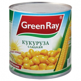 Кукуруза ГРИН РЭЙ ж/б 425 г (12 шт/уп)