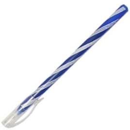 Ручка шариковая " Linc " Candy в дисплее синяя 0,6мм одноразовая, игольчатый пишущий узел, цветной п