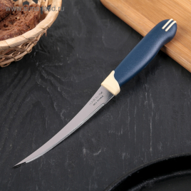 Нож для помидоров и цитрусовых Tramontina Multicolor, лезвие 12,5 см, сталь 23512/215