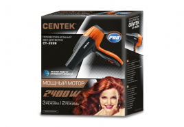 Фен CENTEK CT-2226 Professional черный/оранжевый 2400 Вт