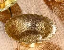 Блюдо «Манон», 12.5×12.5×3.5 см, латунь