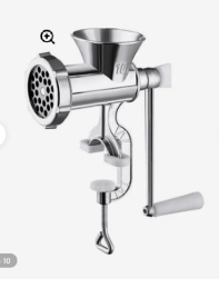 Мясорубка алюминиевая "Советская" 22,5х13,5 см   9467695