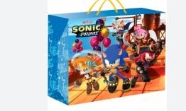 Пакет-коробка Чудо праздник Sonic Соник  m, 23*20*13 см PBM-117648-SN