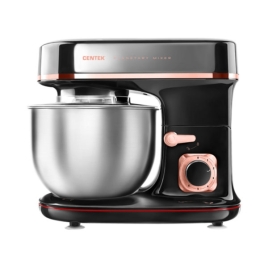 Планетарный миксер Centek CT-1139 <Black- черный/хром>  1300Вт, чаша 5.1л, 3 насадки, 6 скоростей