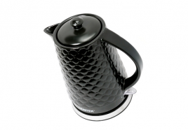 Чайник Centek CT-0061 <Black> 2.0л, 2000W, чёрная керамика, рельефный корпус