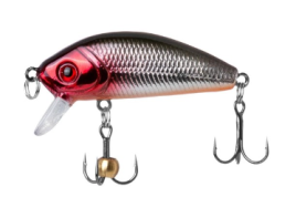 Воблер PREMIER Real Minnow 44, 4.4 см, 3.8 г, минноу, тон 0.4-1.8 м, цв 001, PR-RM44-001   9694580