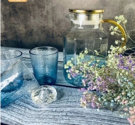 200-042 Набор графин 1800мл и 6 стаканов 260мл в под.уп.(х8)Стекло