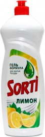 Гель SORTI  для мытья посуды Лимон 900 мл *12