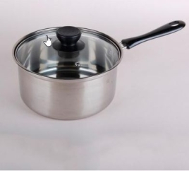 Ковш с крышкой 2л Металл стальной цвет кратно 1