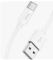 Кабель HOCO X87 USB - Type-C 1.0m.3.0A.силикон цвет: белый